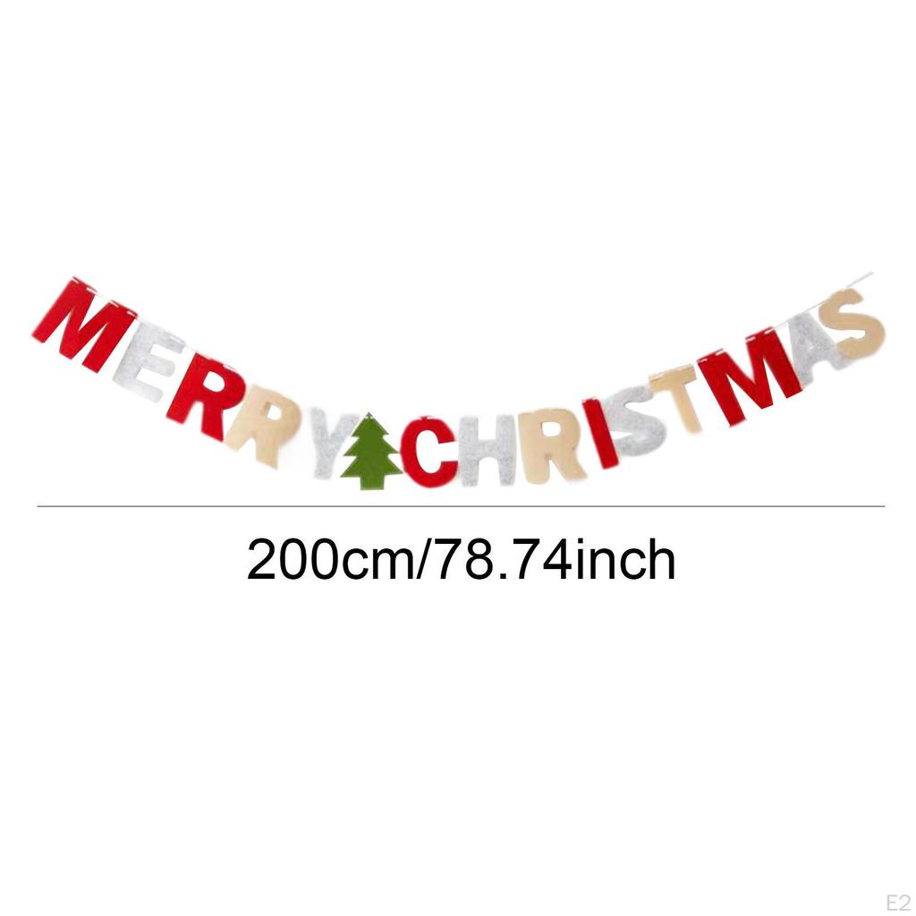 Christmas Banner Bunting Decorative Pull The Flag, Decoration, for Festival