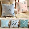 Casual Penguin Cushion Cover Pillowcase Antidustmite Living Room Sofa Decor Cushion Room