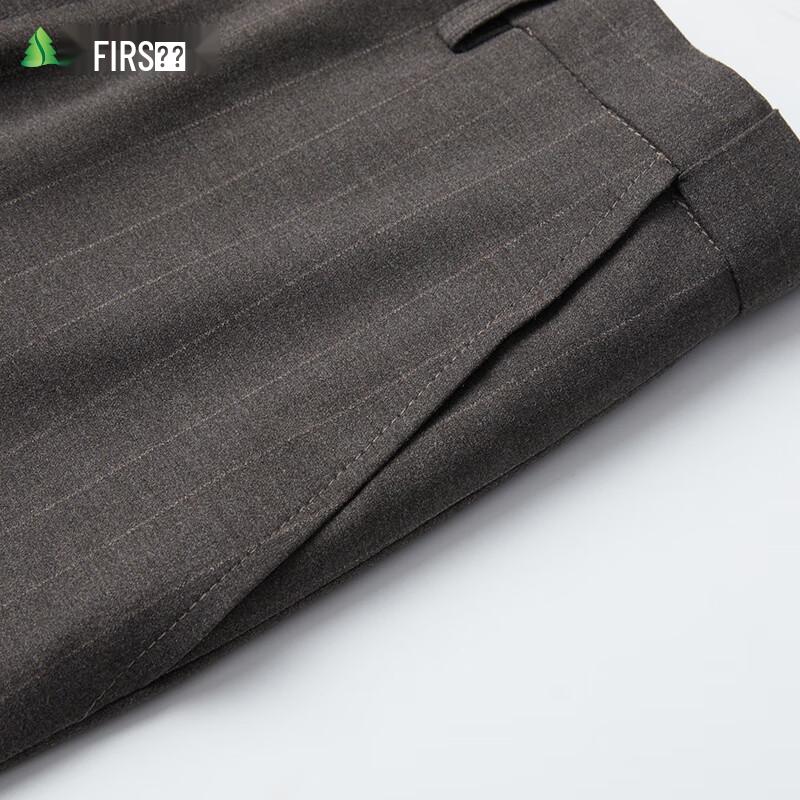 Shanshan Men's Slim Fit Striped Business Suit Set