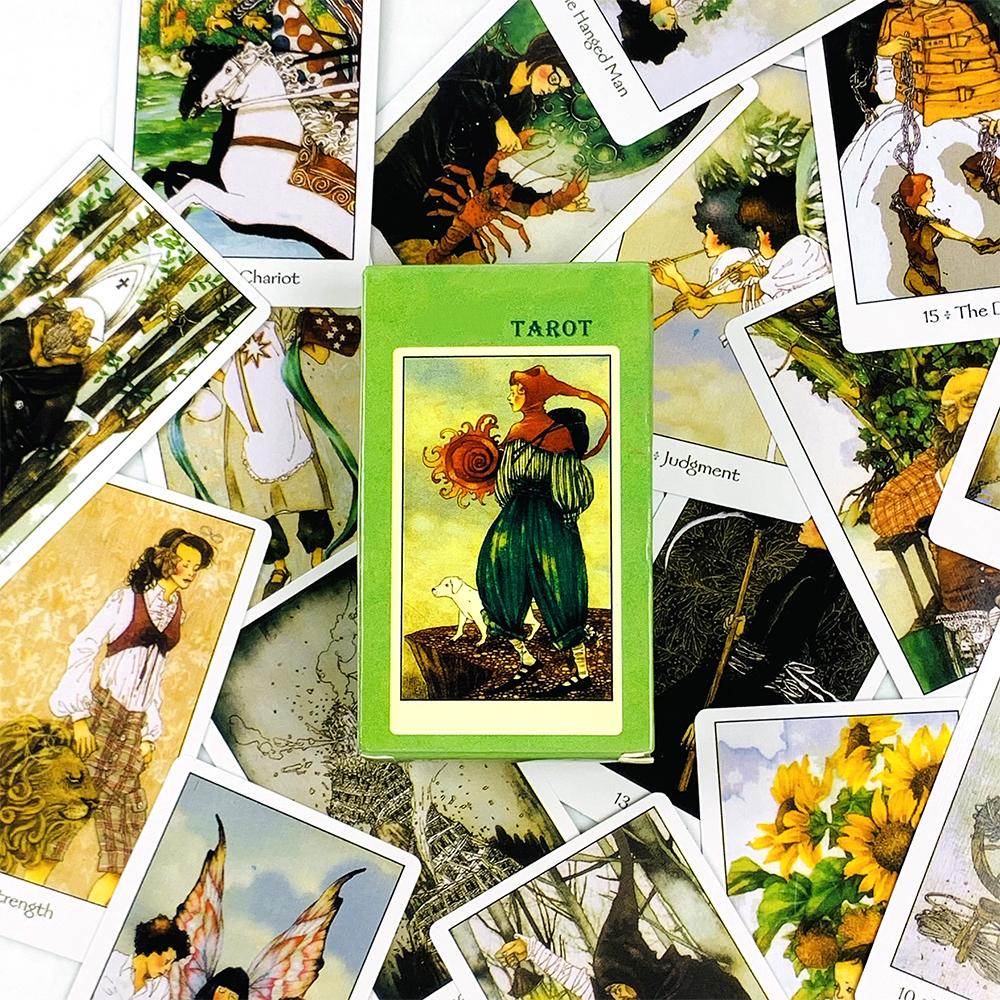 New Tarot Cards A Traditional Tarot Cards With Contemporary Artistic Oracle Card Game For Divination, Meditation & Gifts