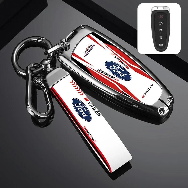 Car Sticker 2026 Hot For Ford New Car Smart Remote Key Case Cover Shell For Ford Explorer Edge Escape Flex Taurus 2011 2012 2013