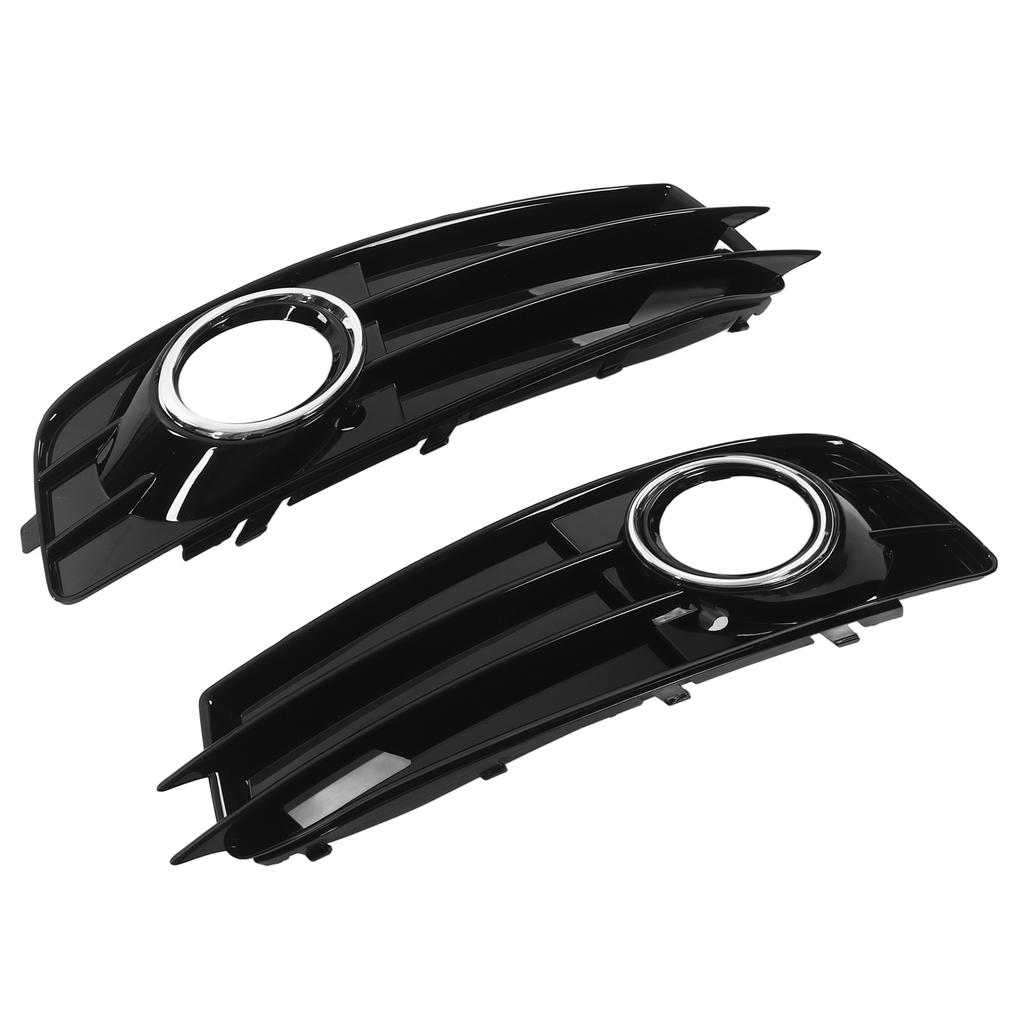 Front Bumper Fog Light Lower Grille Cover Trim Electroplated 8P0807682 Replacement for A3 8P 2009‑2012