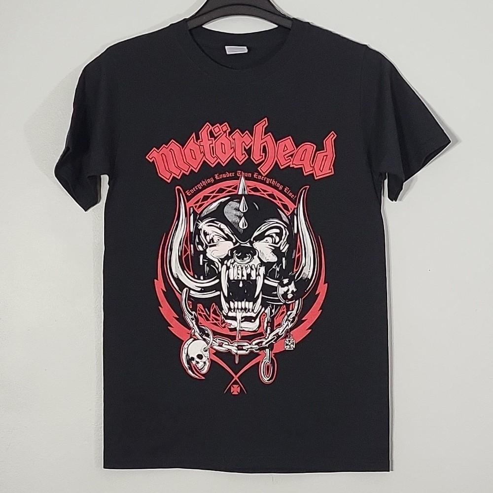 MOTORHEAD Everything Louder Than Everything S SMALL T-Shirt Black Mens Band Logo Unisex T-Shirt S