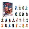 2025 Christmas Dragon Advent Calendar 24-Day Countdown Box with Baby Dragon Ornaments Multifunctional Decoration for Festive Tree Decor