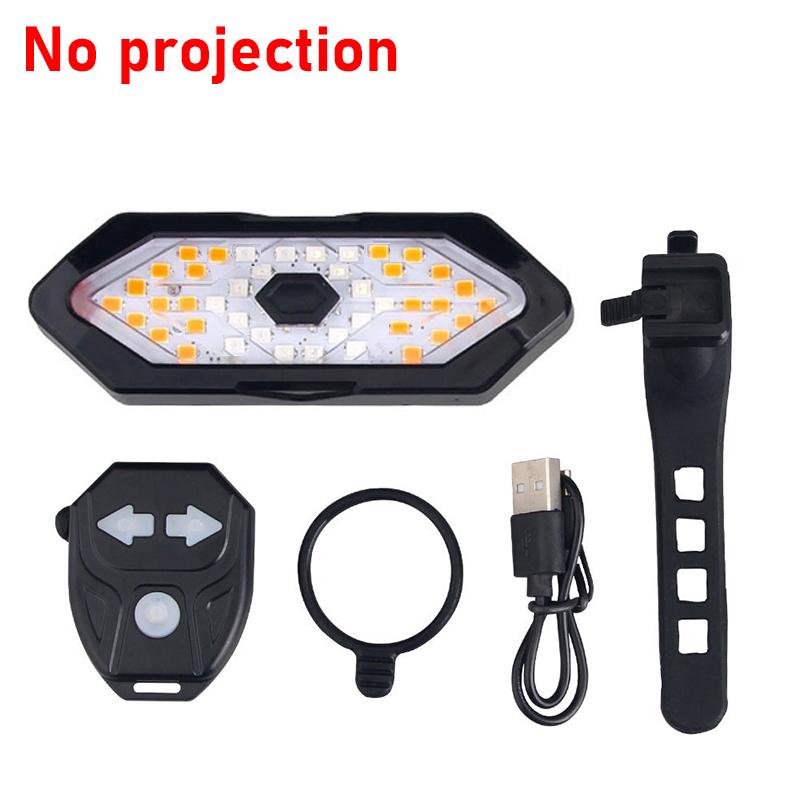 BUCKLOS Mtb Bike Turn Signal Tail Light Turn Signal Bike Taillight Remote Bicycle Rear Light Rechargeable Bicycle Rear Lights Turn Signal-2