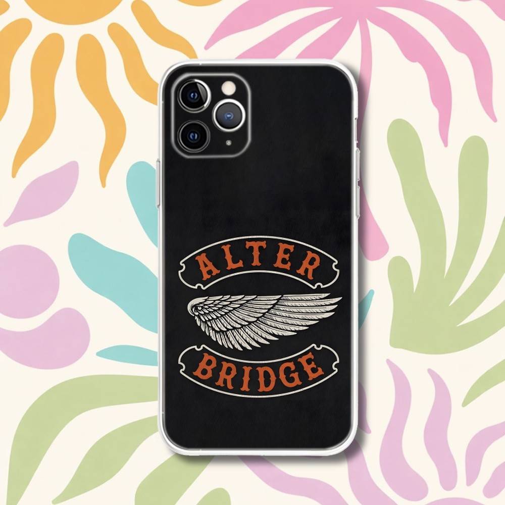 Band A-Alter Bridge Album Transparent Phone Case For iPhone 17,13,15,12,11,14,16 Pro Max Mini 7,8 Plus SE4,17E Air Fundas