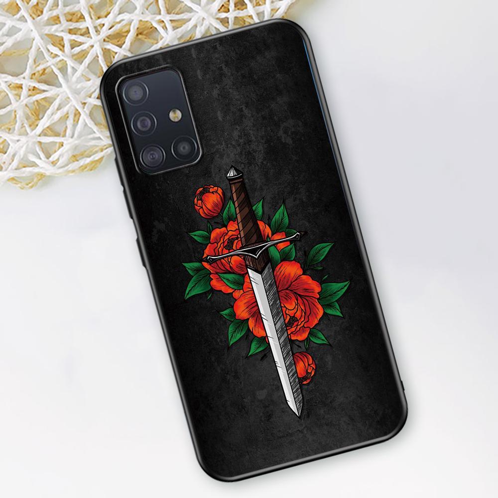 Grim Reaper Skull Skelet Case for Samsung Galaxy A52 A12 A53 A51 A32 A21s A22 A31 A72 A02s A13 5G A11 A41 A03s TPU Phone Cover