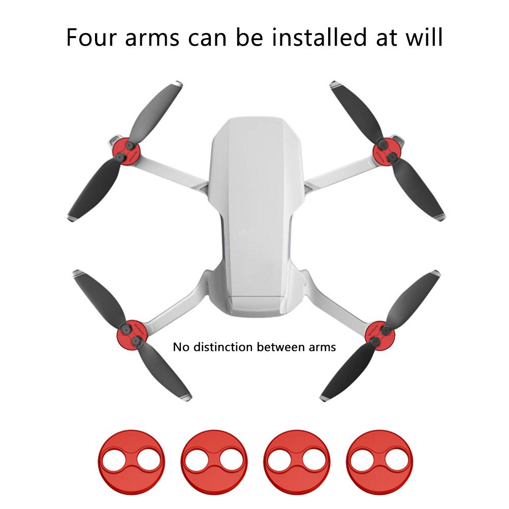 4 Stück Motorkappen Kompatibel für Mini3 Pro/SE/2 Staubdicht Wasserdicht Aluminium Schutzabdeckung
