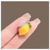 Lovely Fruit Brooches for Women Men Fashion Lemon Pin Office Party Casual Accessory Jewelry Gift