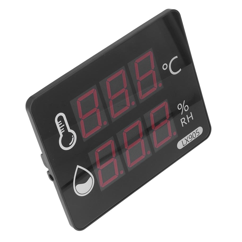 Termometer Hygrometer Temperatur Fuktighetsmätare LED Digital Display