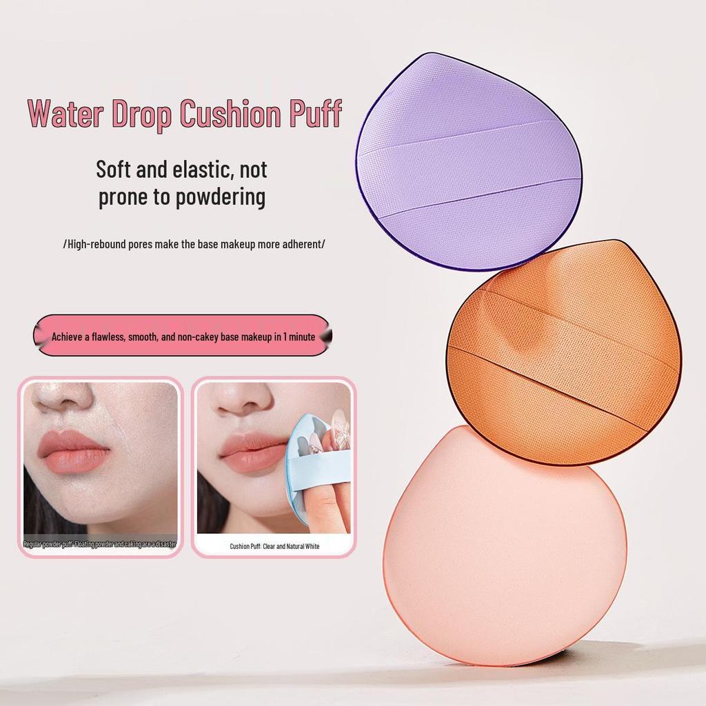 Life Girls Water Drop Cushion Puff: Dual-Use, Skin-Friendly Makeup Tool for Wet or Dry Application