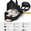 2025 Neuer Oxford Rucksack USB-Aufladung Dreiteiliges Set Reisetasche Unisex Business Computertasche Hohe Kapazität Freizeit Büchertasche