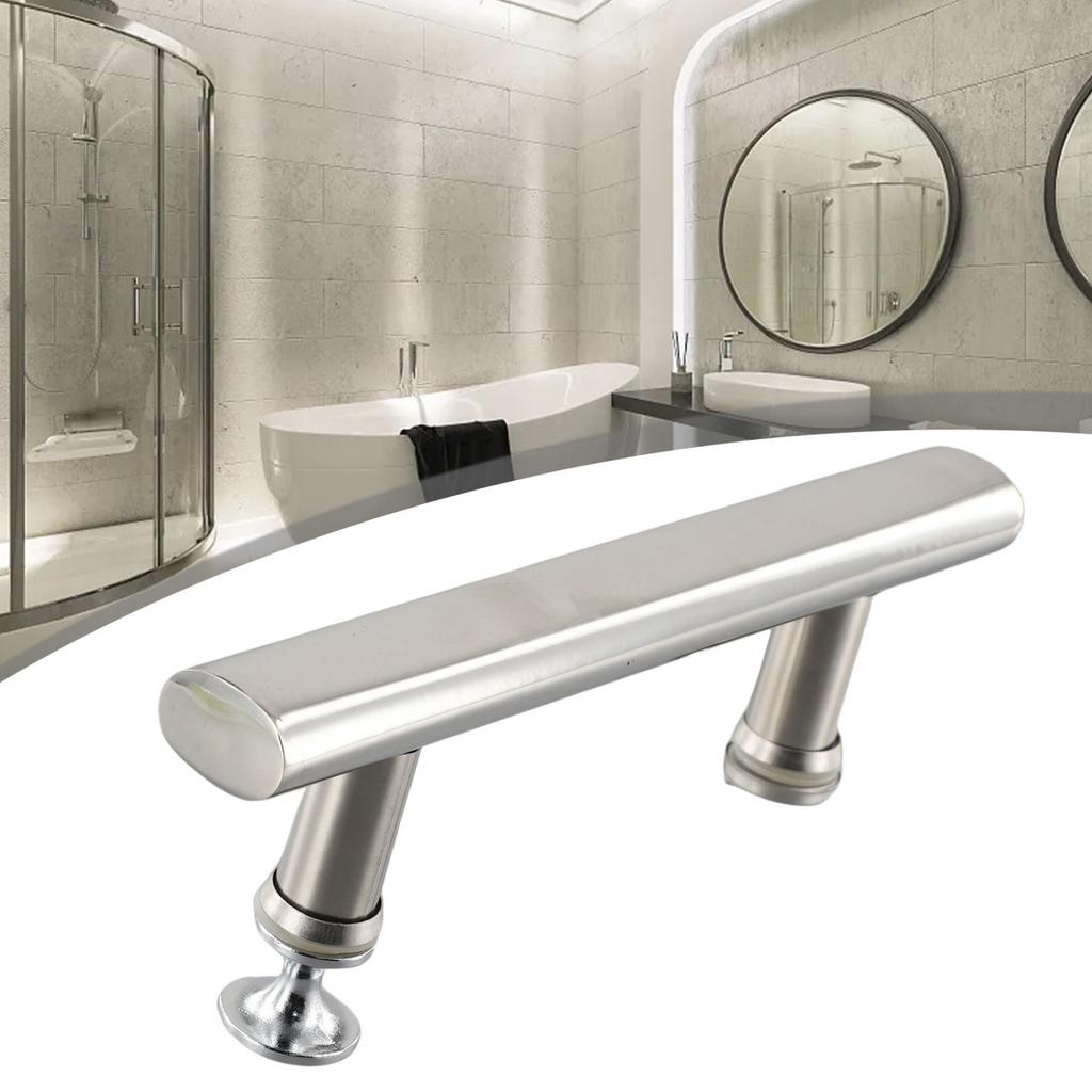 Shower Door Handle Home Renovation 225*30mm Chrome Effect