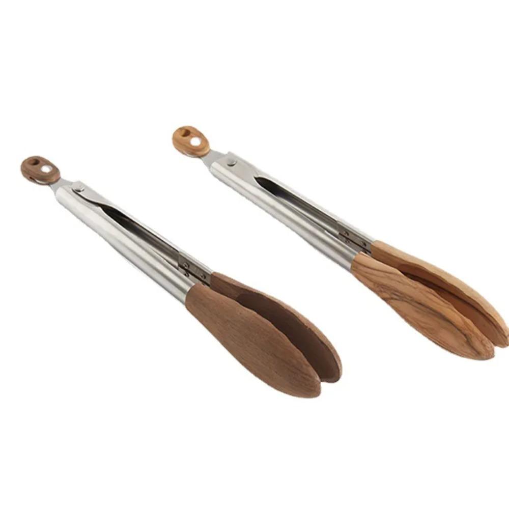 BBQ Grilling Tong Salad Bread Dessert Tong Food Clip Non-Stick Barbecue Clips Cooking Tong Kitchen Accessories