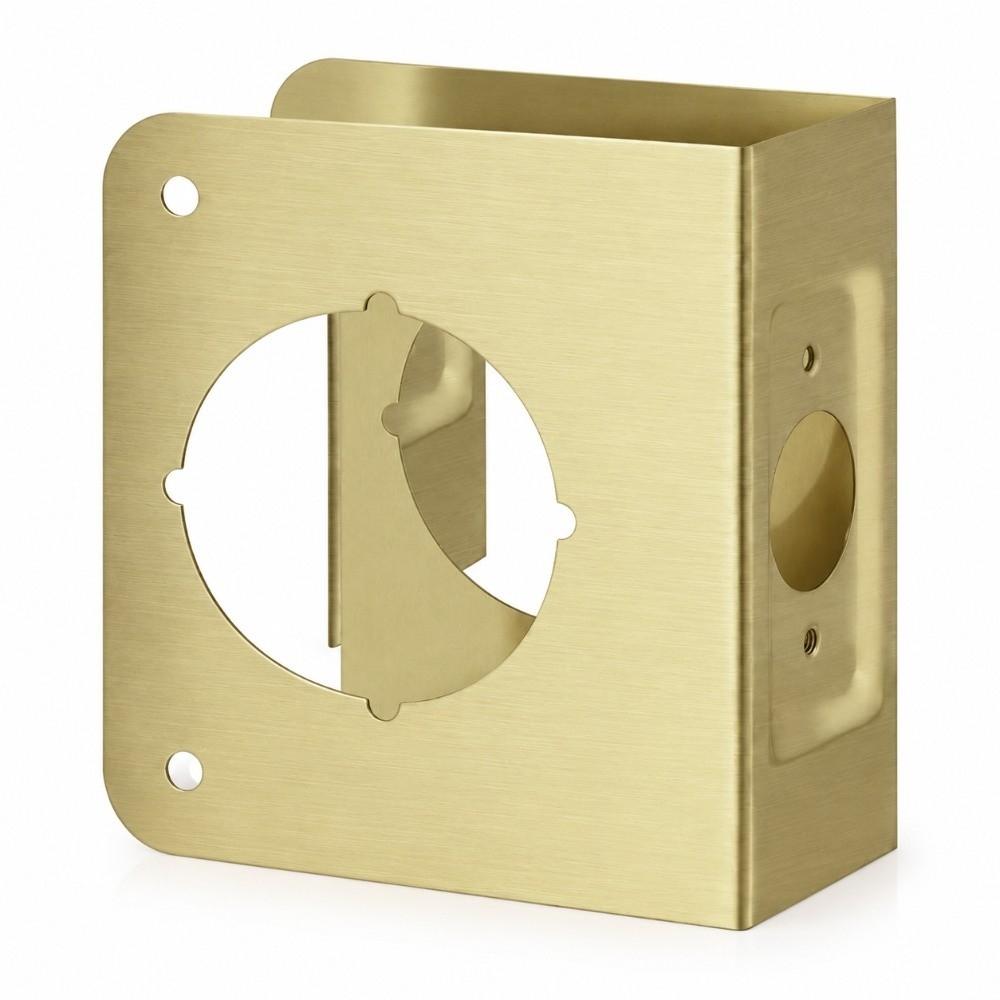 Heavy Duty Door Repair Plate Stainless Steel Lock Slot Accessories  for 1-3/4-inch Thick Door