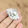 Natural Amazonite Gemstone Promise Ring Size 6.25 925 Sterling Silver For Women