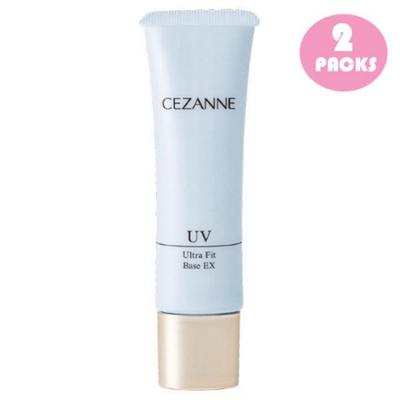 Cezanne Japan Shipping UV Ultra Fit Base EX SPF30 PA++ 01: Azzurro Chiaro 30g 2 confezioni, 2 pezzi, 2 pezzi