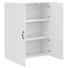 Wall Cabinet LUCCA High Gloss White 80 X 31 X 100 Cm Particleboard