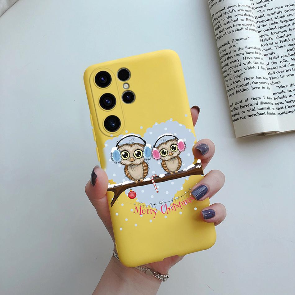For Samsung Galaxy S24 Ultra Case S24 Plus Sunflower Girl Painted Soft Silicone Phone Case For Samsung S24 Ultra S 24 S24+ Shell