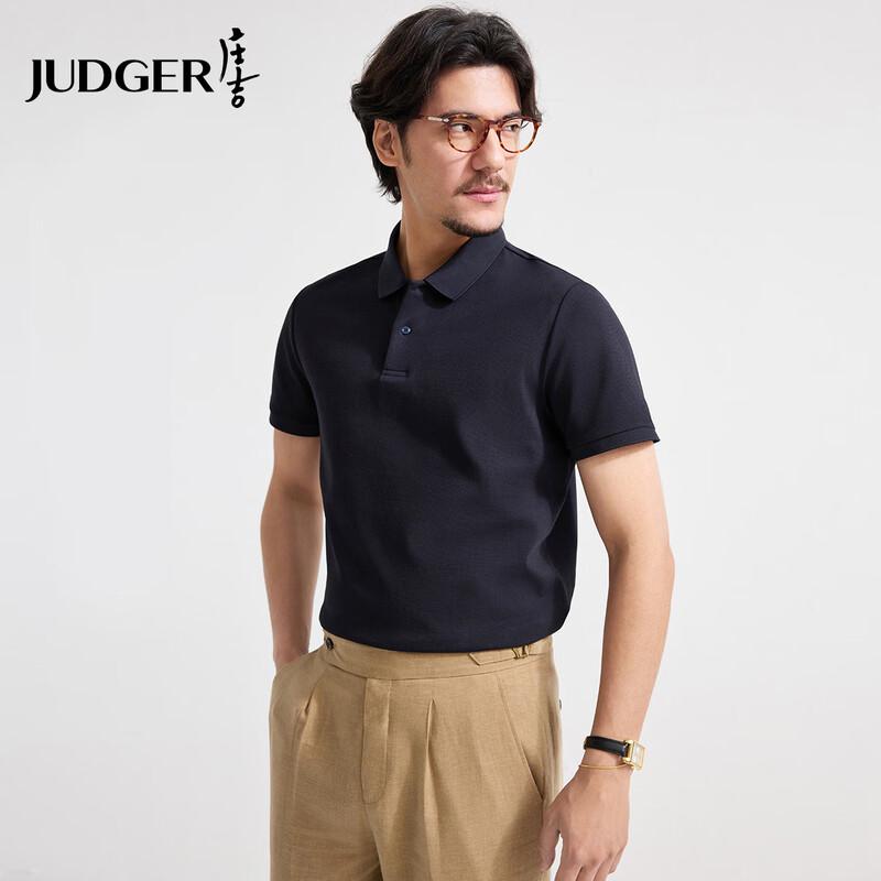 Zhuangji Men's 100% Cotton Business Casual Polo Shirt