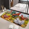 Chicken Pattern Rug for Bedroom Mats Doormat Exterior Entrance Door Mat Floor Living Room Chair Choice Kitchen Carpet Rugs Home