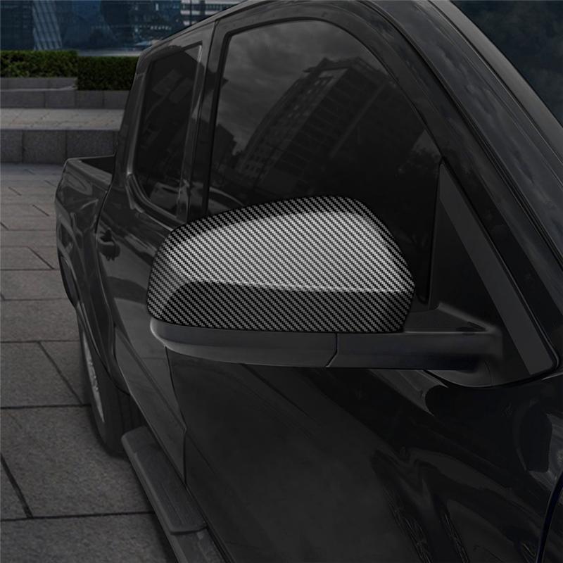 Car Side Rearview Mirror Cover Trim Frame For Toyota TACOMA 2024 Side Mirror Caps Car Exterior Parts Component Carbon Fiber