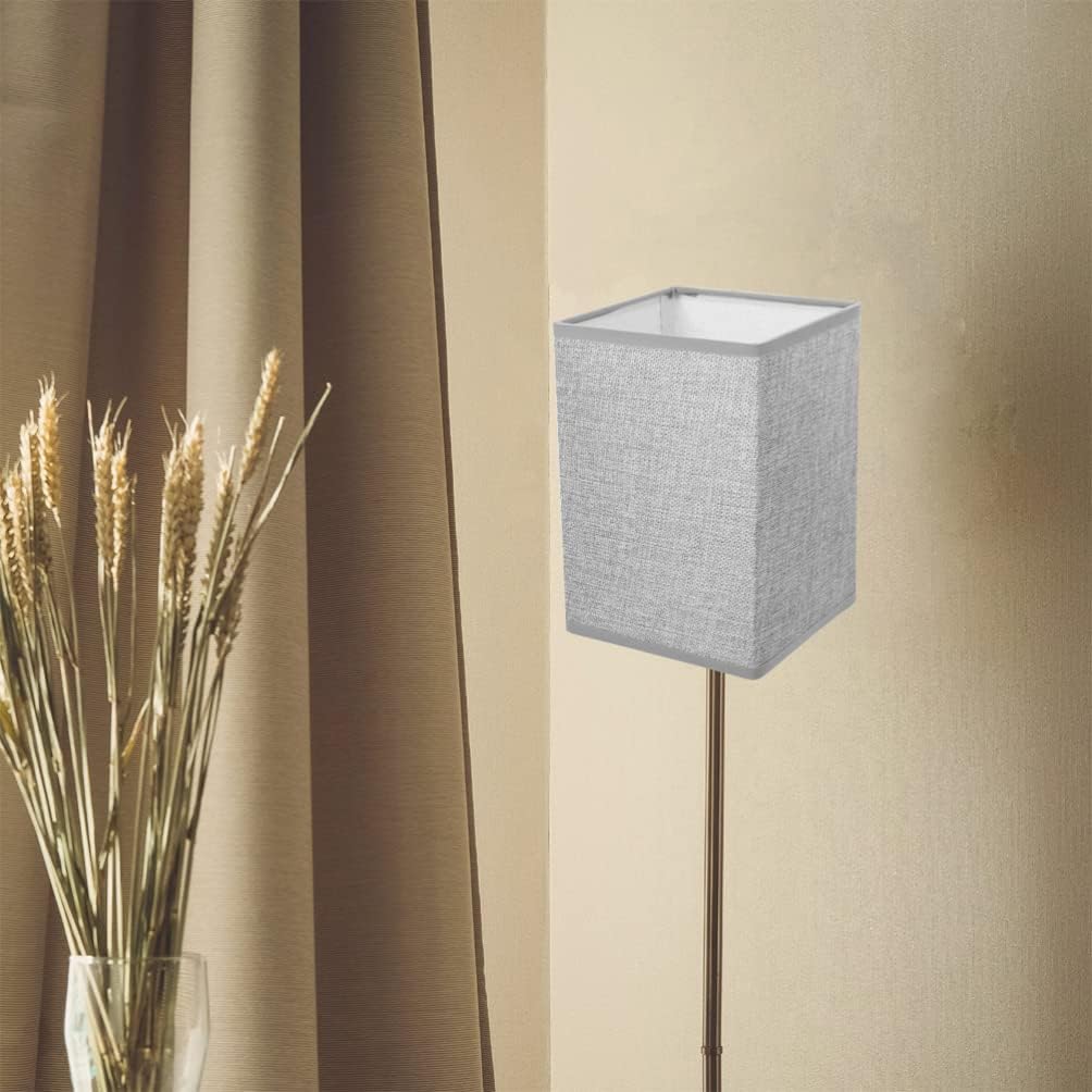BESPORTBLE 2pcs Linen Lampshade Table Lamp Shade Pendant Lamp Replacement Lamp Square Cloth Lampshade Linen Pendant Light Shades Fixture Drum