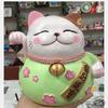 Right Hand Beckoning Cat Piggy Bank: Child-Safe, Dual-Use Money Saver and Home Decor