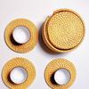 Handwoven Rattan Coaster Set Heat-Resistant Placemats for Cups Teapots Casserole Natural Eco-Friendly Rustic Table Protector for Home