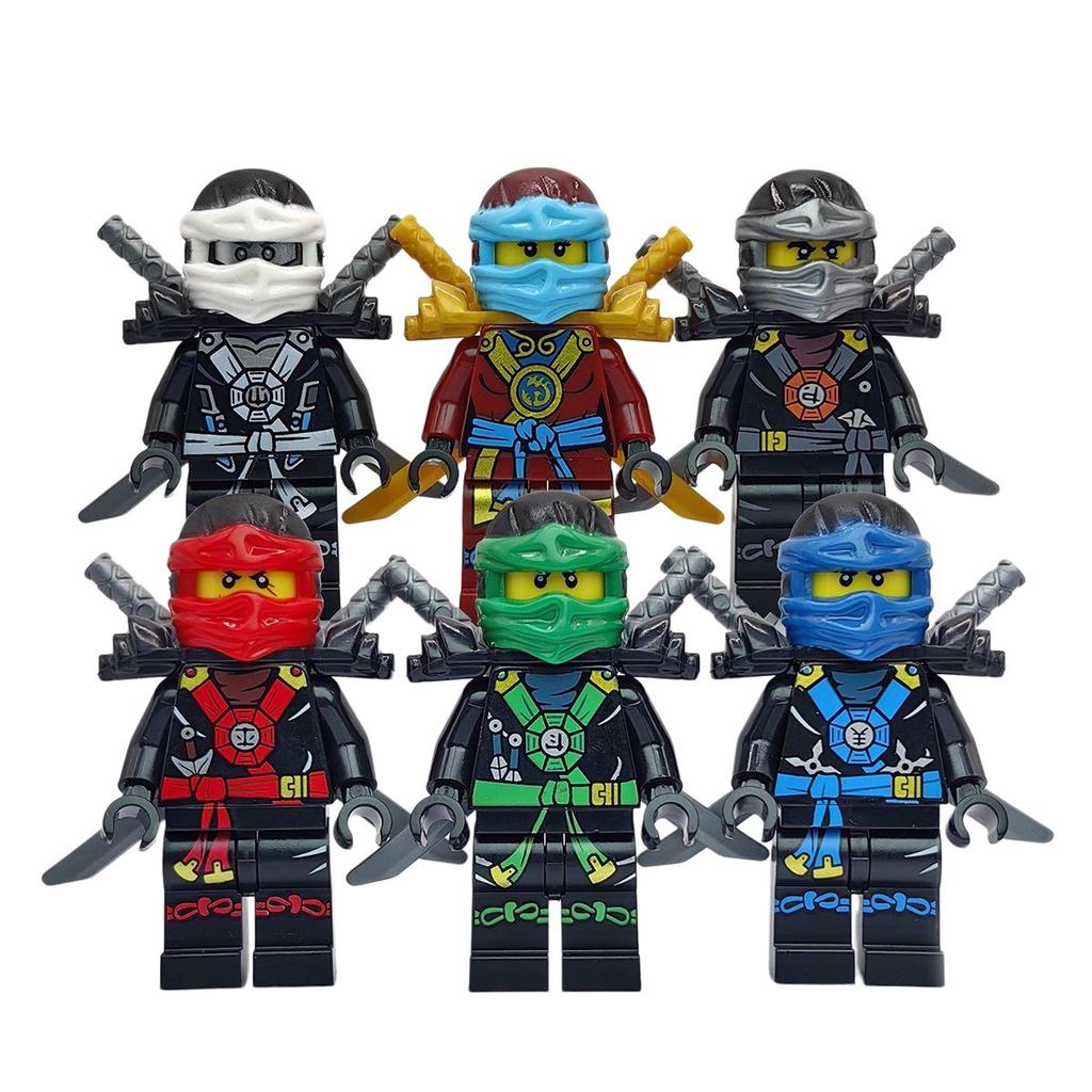 Ninja Hero Police Firefighter Minifigure Building Blocks Set, City World Educational Puzzle Bricks Toy for Boys Girls
