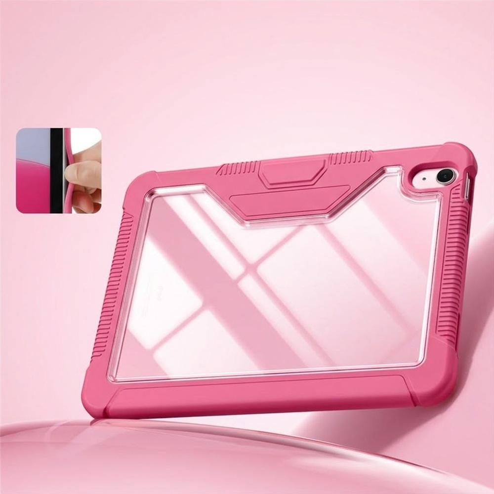 Case for iPad 11" 2025 A16 (11th gen.) / iPad 10.9" 2022 (10th gen.) with flap and stand, pink