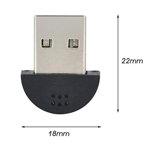 Yamakuti USB for PC Win and Mac Microphone, Ultra-compact, Portable,