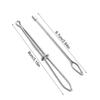 Elastic Cord Insertion Clip Metal Drawstring Threaders Tweezers Elastic Rope Threading Tool For Hoodies Pants Clothing