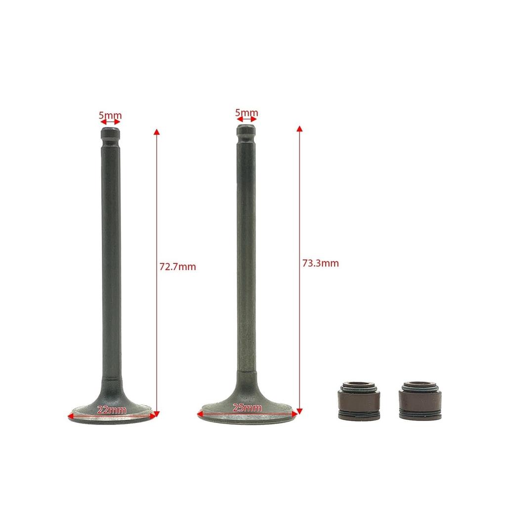 V125 GSR125 125 CC Motorcycle Intake and Exhaust Stem Valve Seal