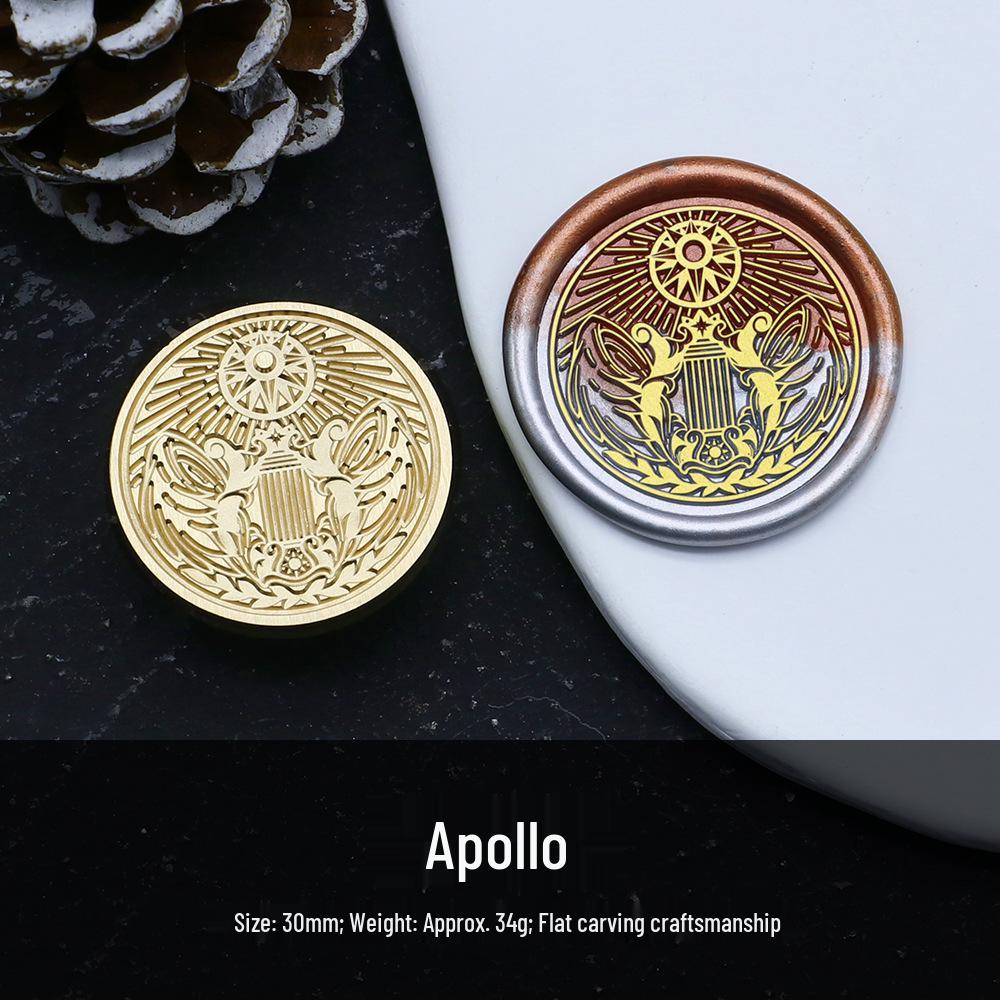 Western Fantasy Series Wax Seal Stamp - Ancient Greek Mythology Copper Head