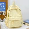 Schoolbag Korean Ins Wind Star Backpack Female Large Capacity Junior High School Student School Bag Leisure Travel Computer Backpack