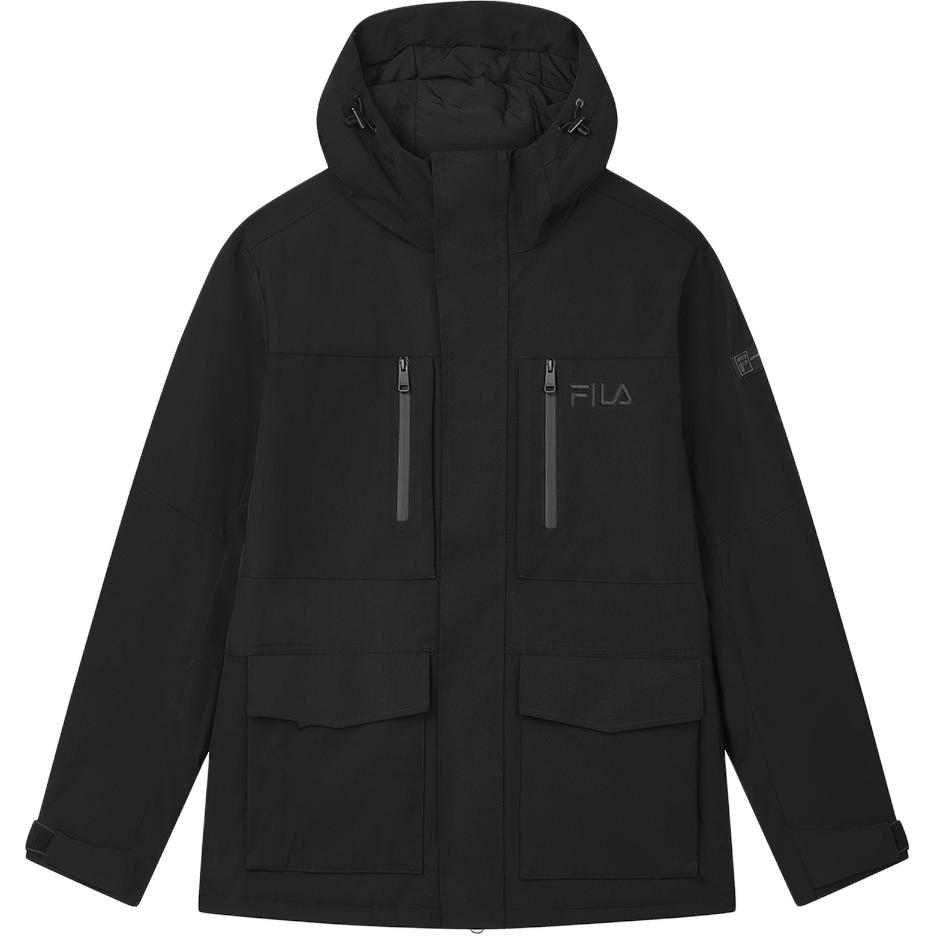 

Fila Модная повседневная водоотталкивающая удобная теплая хлопковая куртка для мужчин серии Heritage, куртки, черный F11M518903F-BK M