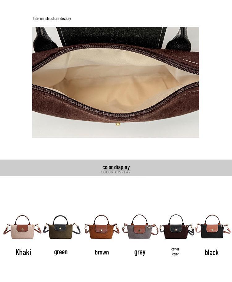 2025 Women's Crossbody Bag: Lightweight Suede Shoulder and Handbag