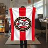 PSV Eindhoven Flannel Blanket, High quality Comfortable for All Seasons, Home Decor, Warmth and Comfort