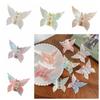 Color Changing Acetate Butterfly Hair Claw Colorful Large Shark Clip Butterfly Hair Clip  Girl