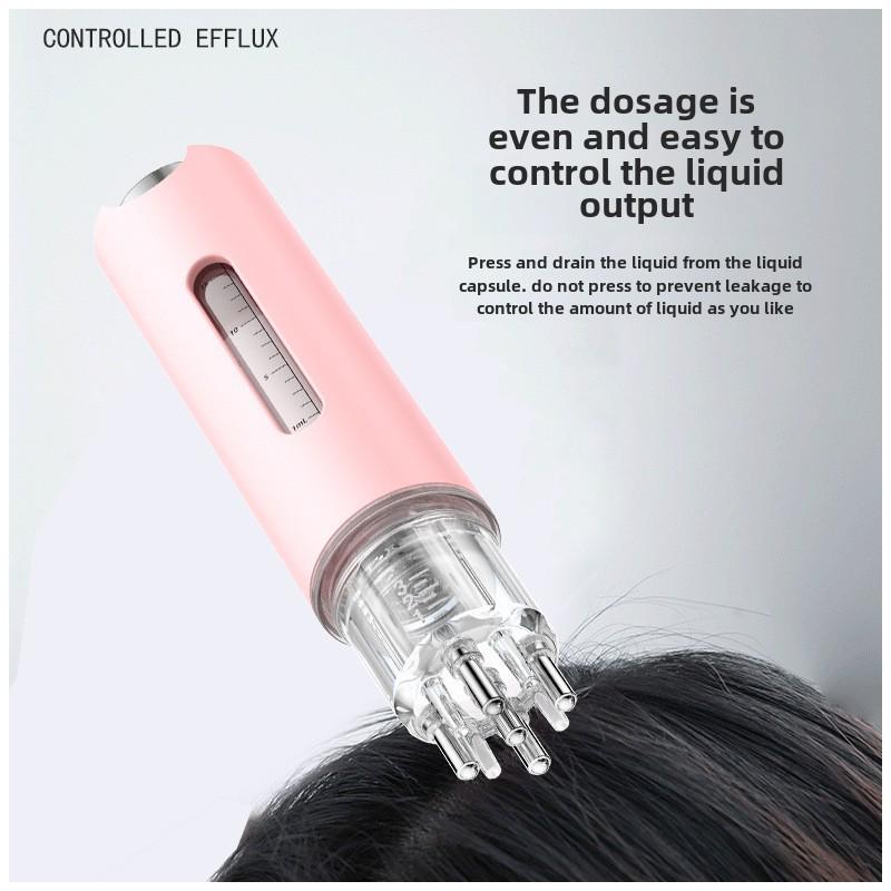 Hair Growth Roller Ball Massager & Scalp Liquid Applicator Comb