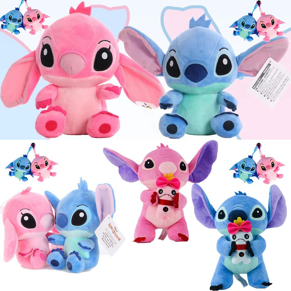 New 12Cm 20Cm 25Cm Stitch Stuffed Plush Models Cartoon Stuffed Plush Dolls Anime Plush Baby Toys Kawaii Kids Birthday Gift