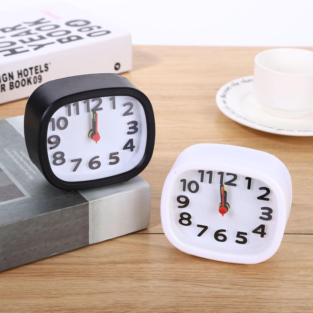 Fashionable Simple Candy Color Student Alarm Clock Creative Home Convenient Reminder Alarm Clock Bedroom Wake  Up Ring