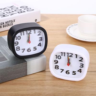Creative Office Desktop Candy Color Square Alarm Clock Bedroom Bedside Clock Creative Simple Reminder Alarm Clock