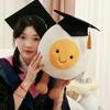 Series Super Cute and Fun Doctor's Boiled Egg Plush Companion Comfort Doll Graduation Gift