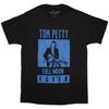 Tom Petty & The Heartbreakers T-Shirt: Full Moon Fever Blue OFFICIAL NEW