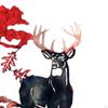 Deer in the Forest Hanging for Living Room, Bedroom, Bathroom indoor e outdoor