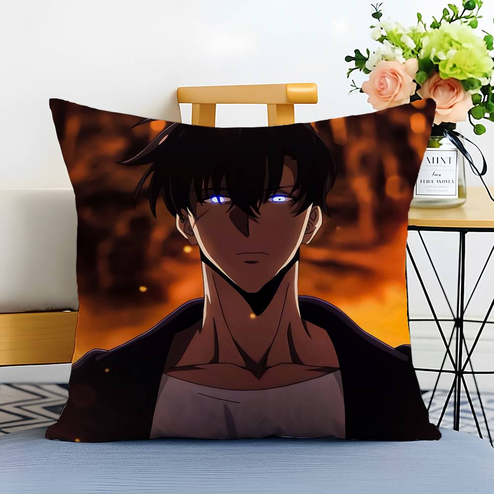 Cool Man S-Solo Leveling-MT Comic Pillow Case Printed Brushed Fleece Pillow Baby Skin-Touch Eco-Friendly Dye-Sublimat