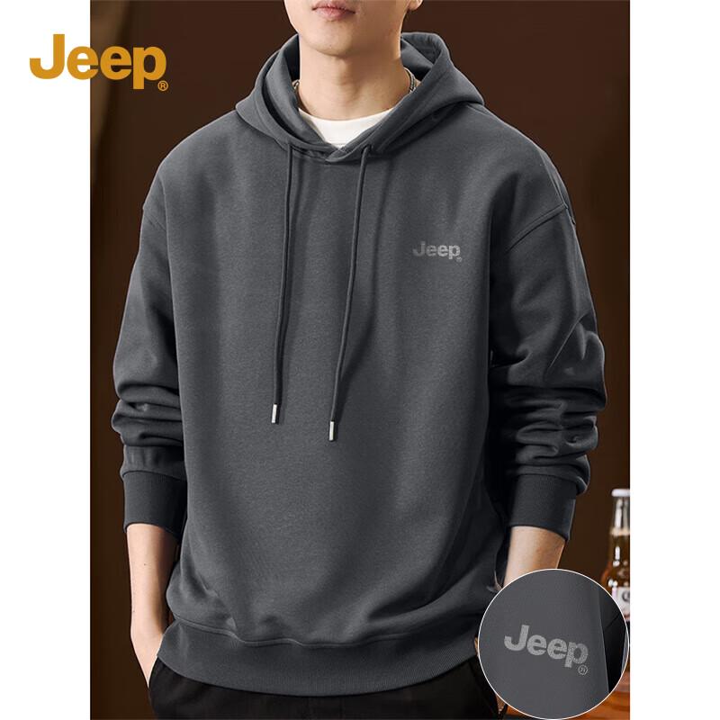 Jeep Men's Hooded Pullover Sweatshirt