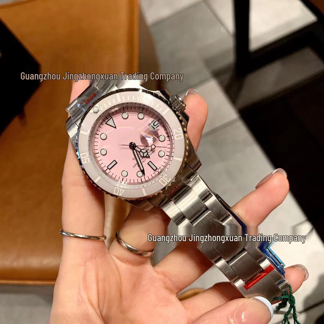 

Розовые автоматические часы Submariner для деловых женщин от Danny Road розовый